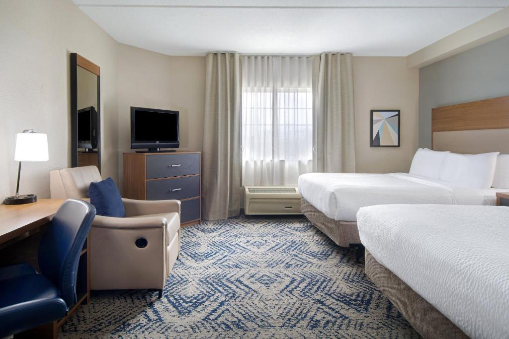 Candlewood Suites Columbia-Fort Jackson by IHG - Suíte Estúdio Com 2 Camas Queen-size