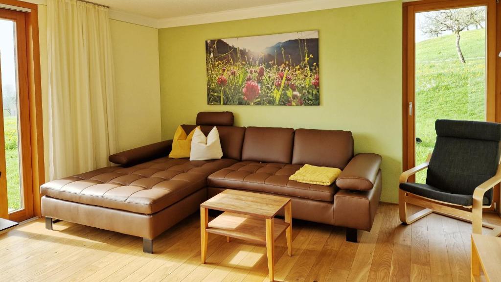 Posezení v ubytování Schweizer Hof