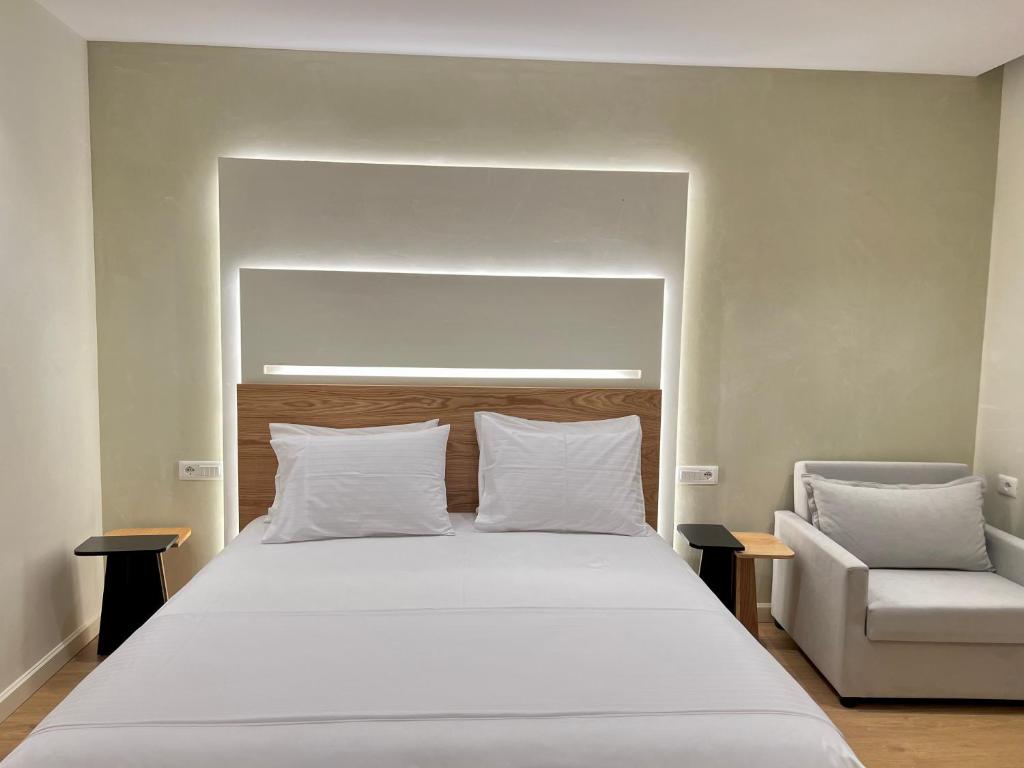 Letto o letti in una camera di Elpis Guest House