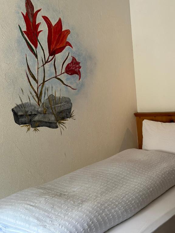 Postel nebo postele na pokoji v ubytování Hotel Acla Filli