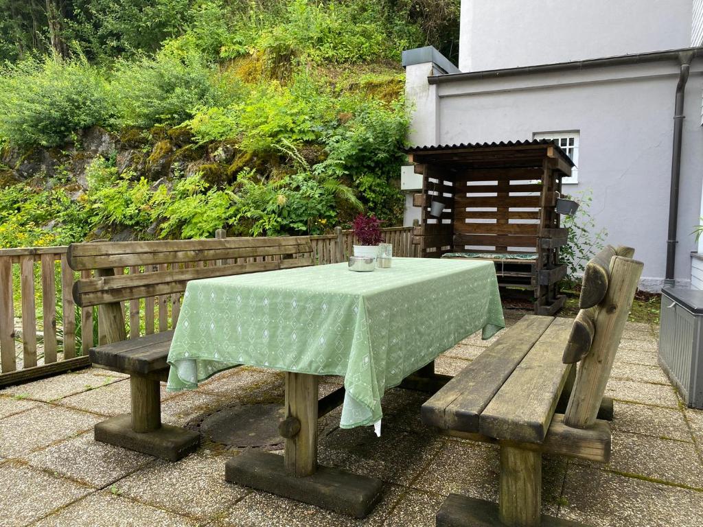 A garden outside Pension Eder