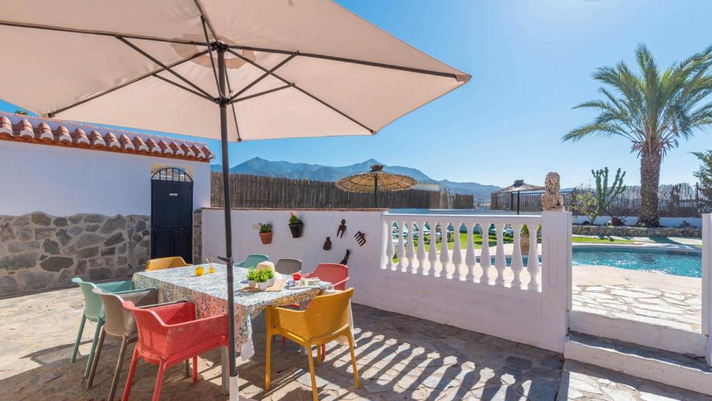 Bazén v ubytování Villa Jimena Nerja by Ruralidays nebo v jeho okolí