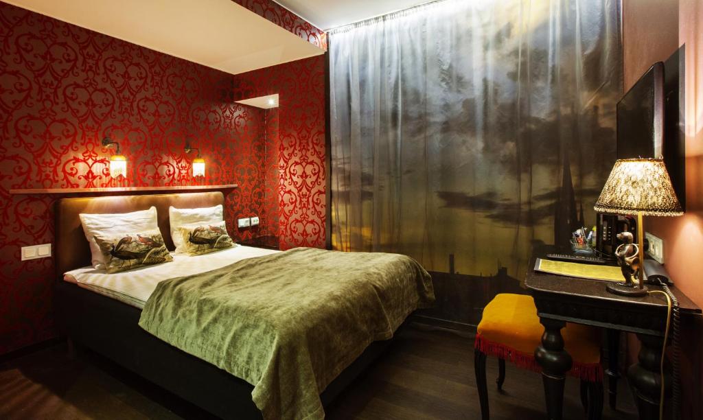 Postel nebo postele na pokoji v ubytování Skanstulls Boutique Hostel