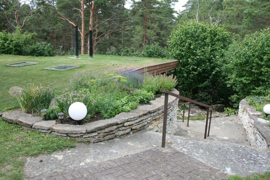 Zahrada ubytování Natura Sauna