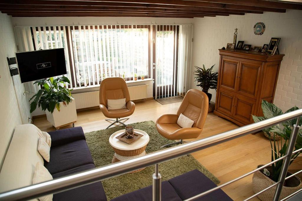 TV a/nebo společenská místnost v ubytování Room "Carpe Diem"