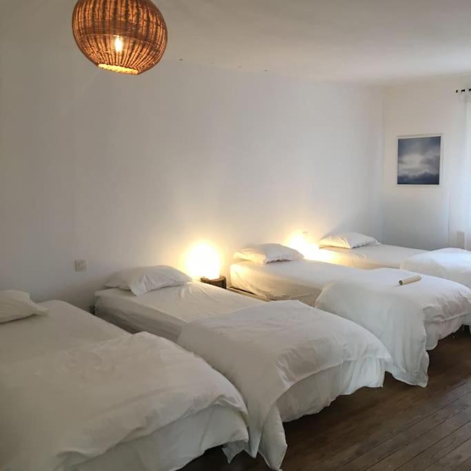 Postel nebo postele na pokoji v ubytování Gîte le tilleul