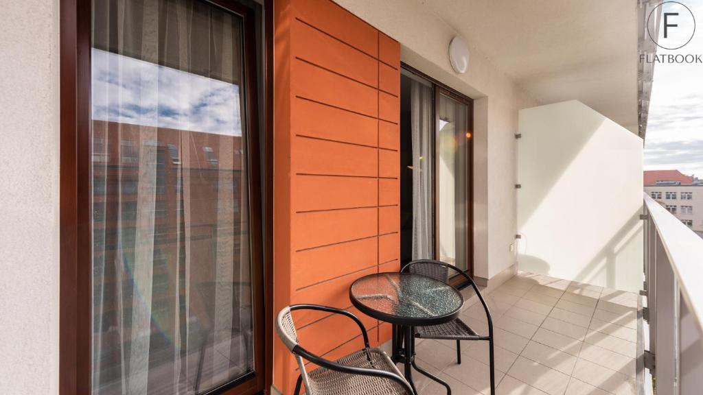 Balkón alebo terasa v ubytovaní Flatbook - City Center SPA Apartments Motlawa