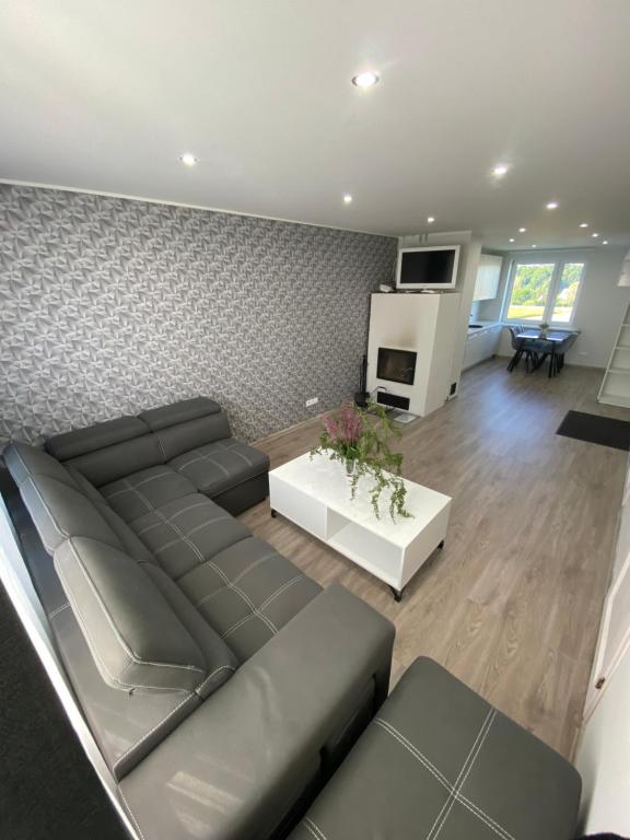 Posezení v ubytování Rõuge Apartment