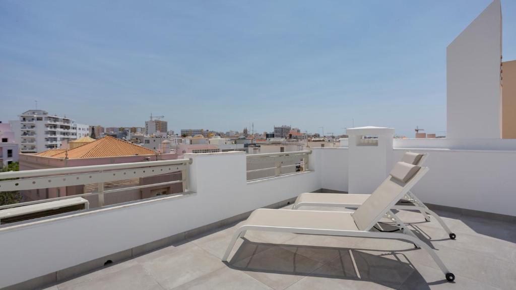 Balkón nebo terasa v ubytování Hotel Made inn Faro