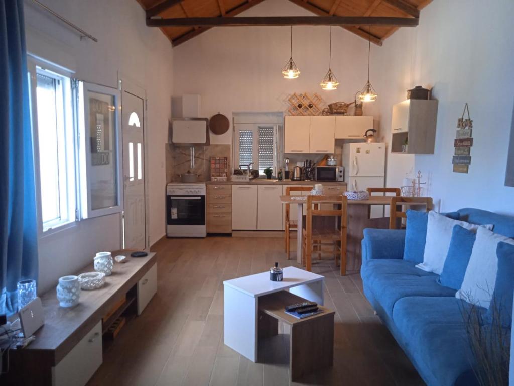 Kuchyň nebo kuchyňský kout v ubytování Crystal Villa