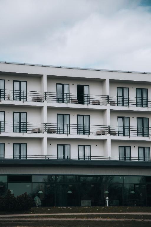 Budova, kde se aparthotel nachází