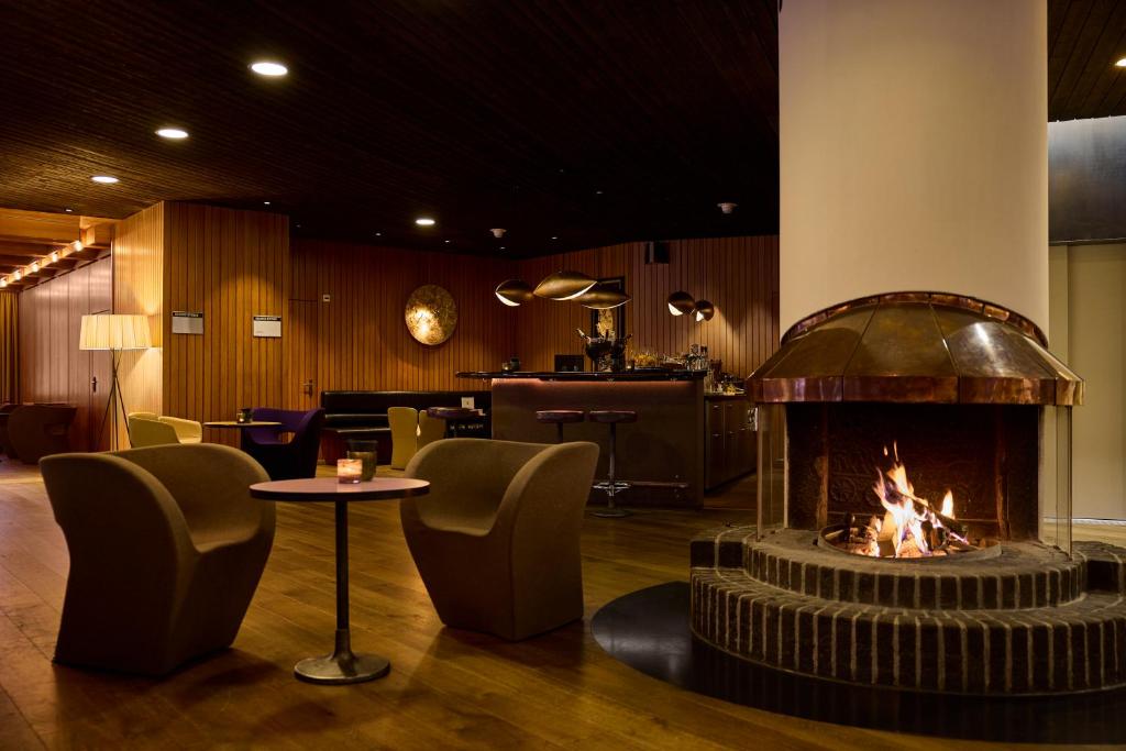 Posezení v ubytování Gästehaus by Stoos Hotels