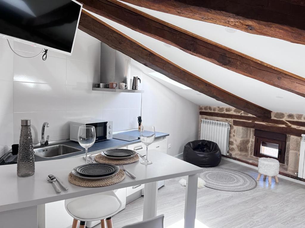 TV a/nebo společenská místnost v ubytování Apartamentos Numancia