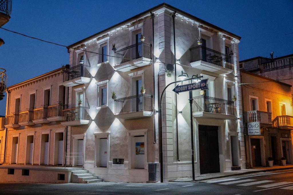Budova, kde se aparthotel nachází