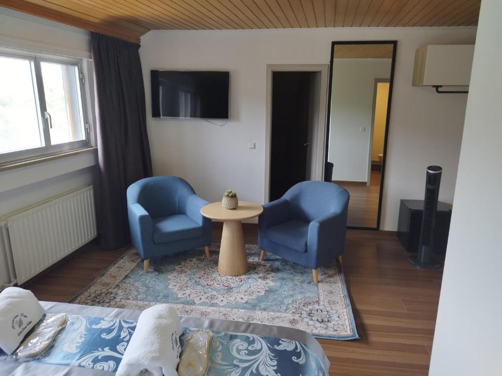 Posezení v ubytování hotel whiteswan