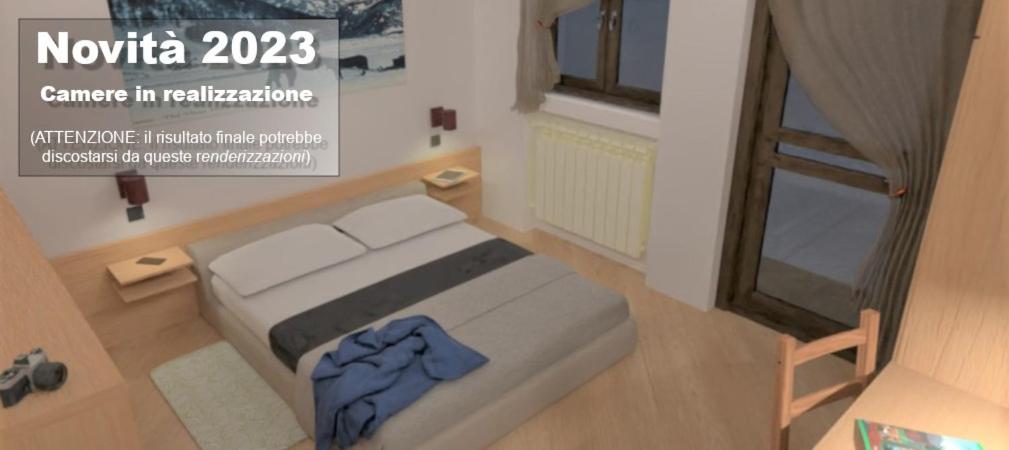 Postel nebo postele na pokoji v ubytování Hotel Federia