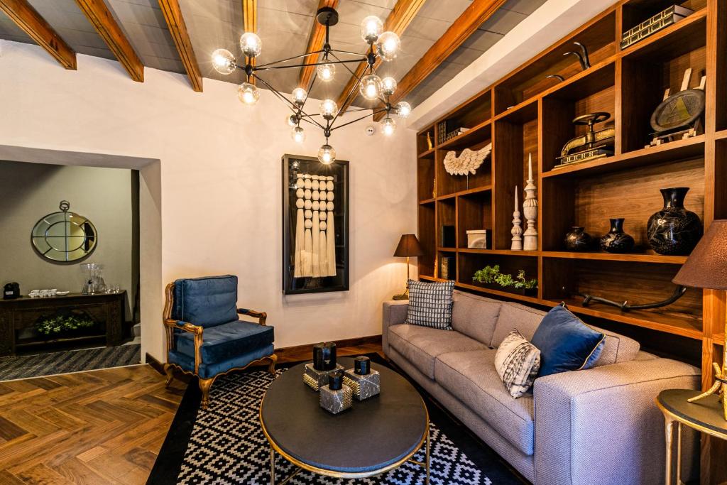 Posezení v ubytování Hotel Apapacho Boutique