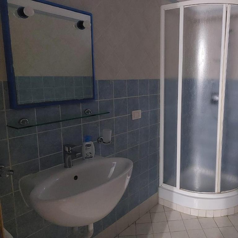 Koupelna v ubytování Azzurro mare