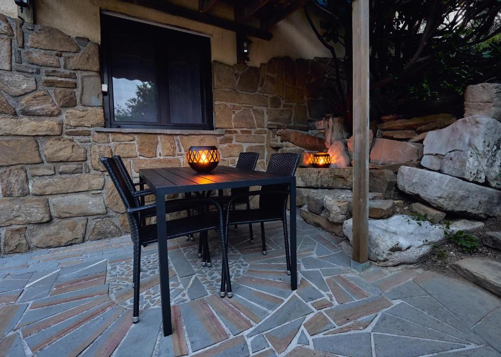Patio nebo venkovní prostory v ubytování Baredinka Izola