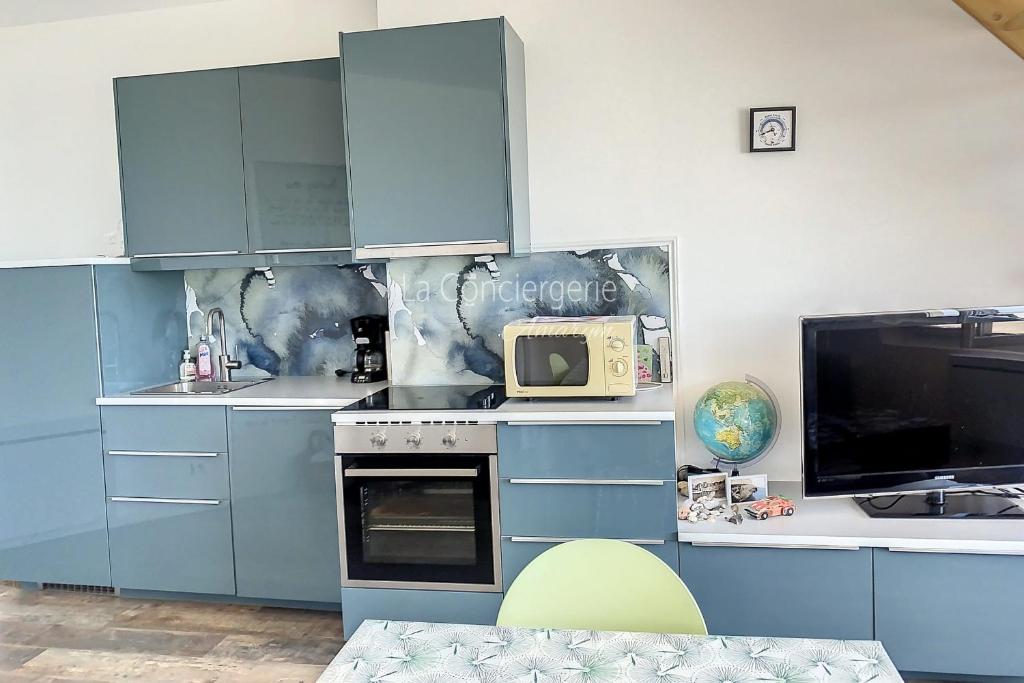 Kuchyň nebo kuchyňský kout v ubytování AL 48 - Duplex Bagatel