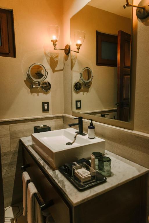 Koupelna v ubytování Hotel Apapacho Boutique