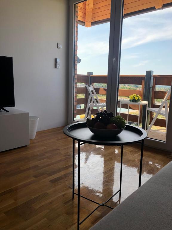 Balkón nebo terasa v ubytování Apartmani Vinarije IN