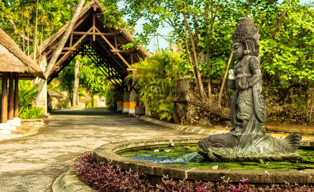 Zahrada ubytování The Oberoi Beach Resort, Bali