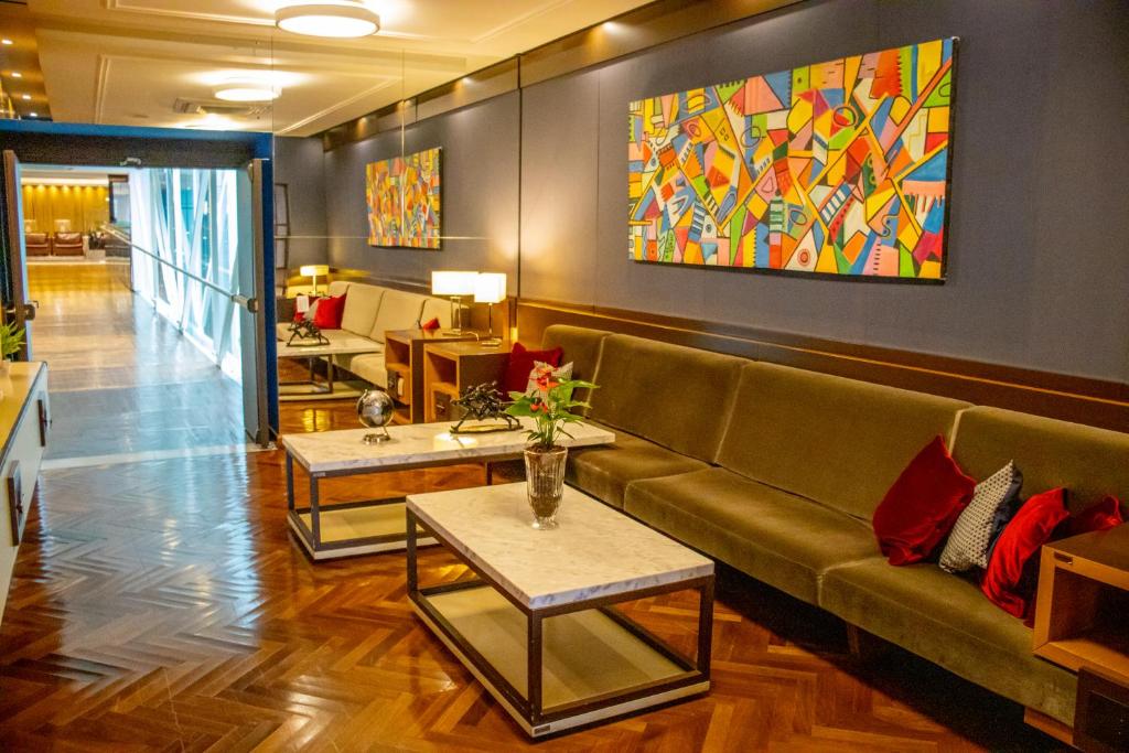 Posezení v ubytování Hotel Laghetto Moinhos