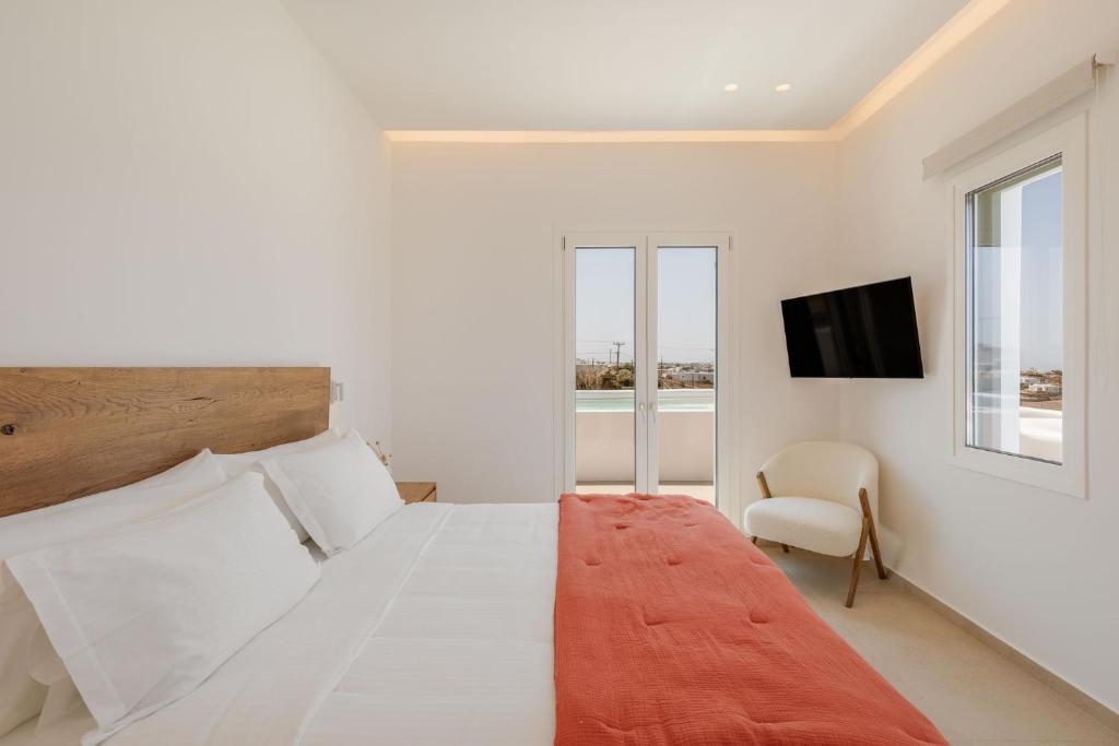 Postel nebo postele na pokoji v ubytování Aya Sofia Suites