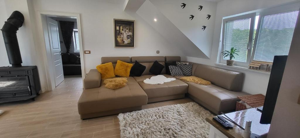 Posezení v ubytování Villa Hojnik