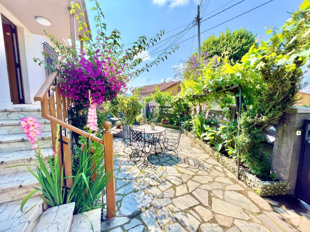 Zahrada ubytování La Casa de la Buganvilla
