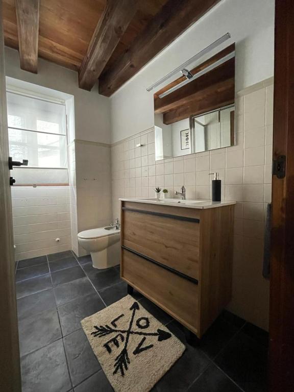 Koupelna v ubytování Casa Collao