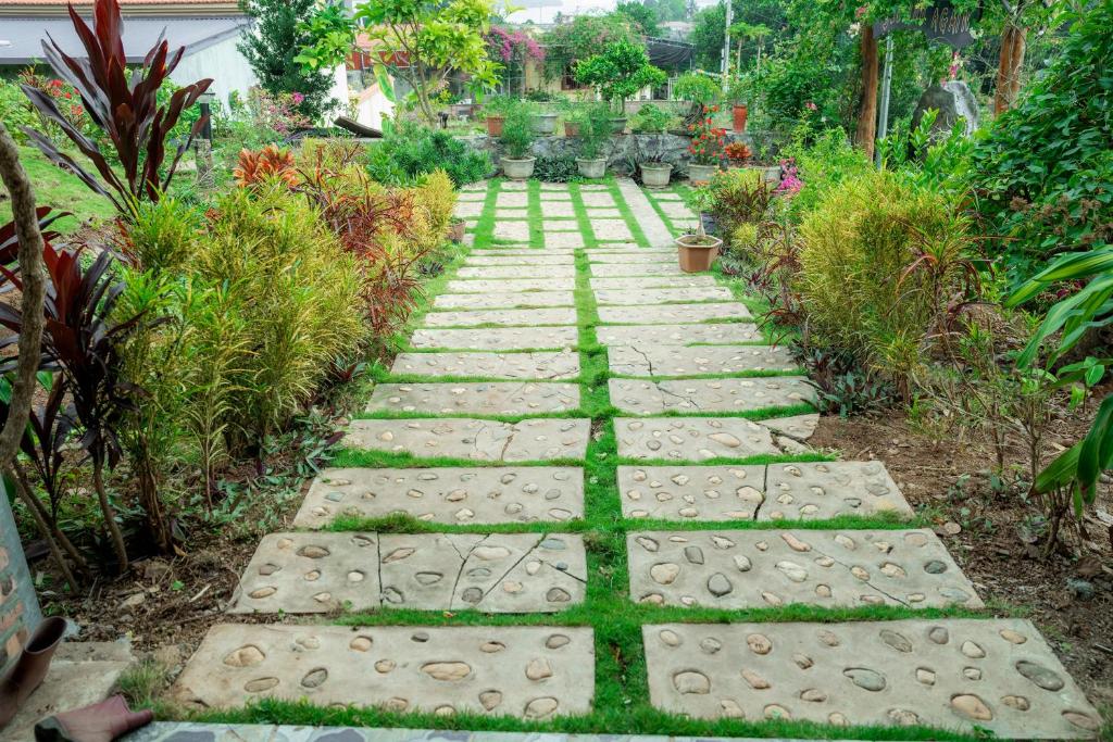 Zahrada ubytování Green Homestay