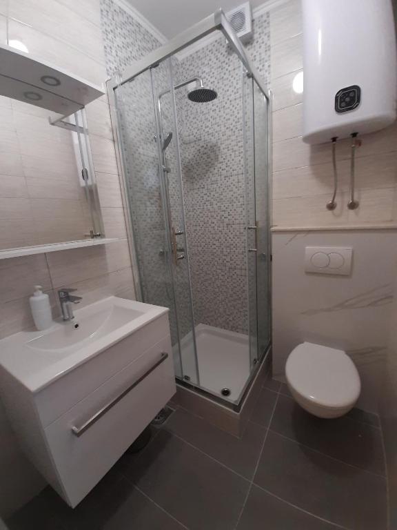 Kúpeľňa v ubytovaní Apartments with a parking space Trpanj, Peljesac - 11545