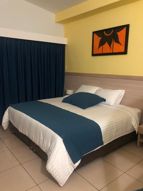 Voodi või voodid majutusasutuse Hostel paradise St toas