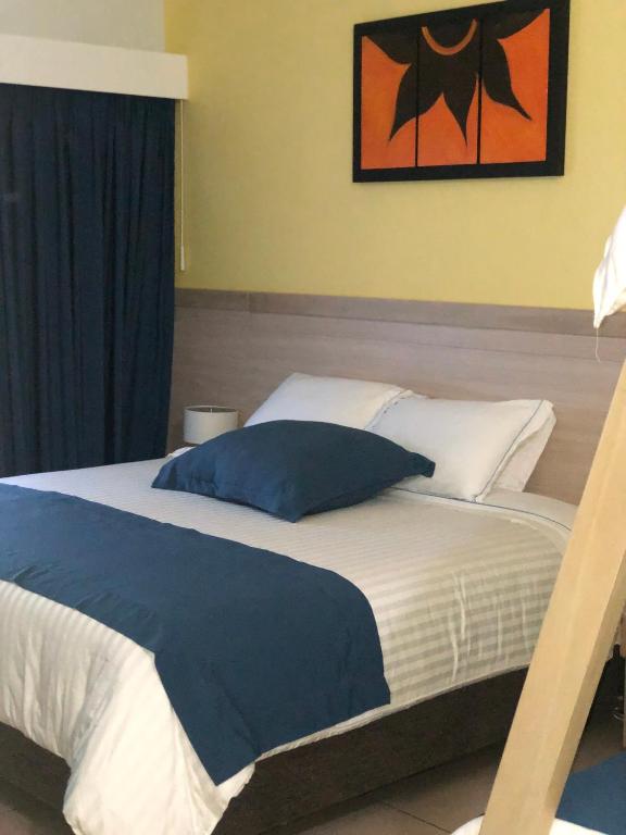 Voodi või voodid majutusasutuse Hostel paradise St toas