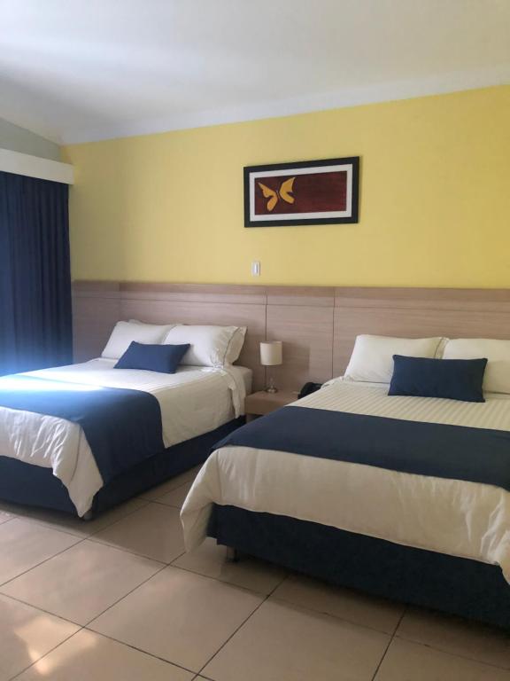 Voodi või voodid majutusasutuse Hostel paradise St toas