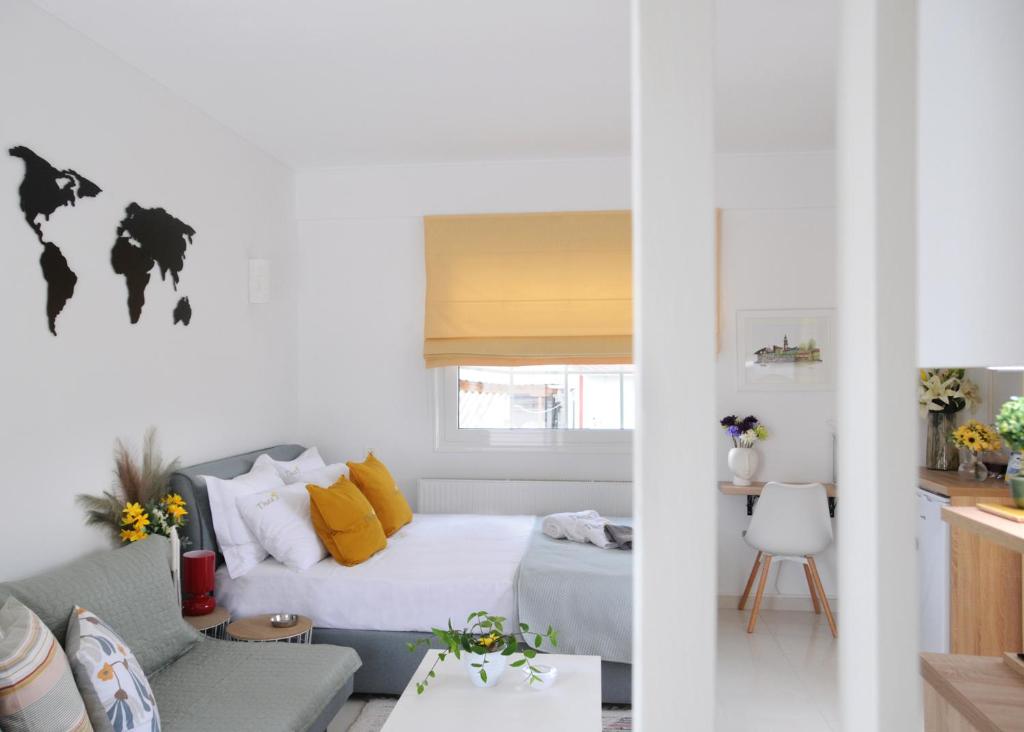 Posezení v ubytování THEA cozy apartment