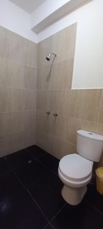 Koupelna v ubytování Hospedaje Miraflores