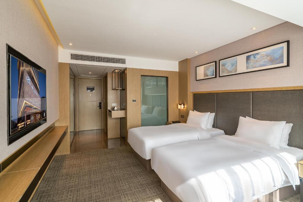 Zenith Hotel-Near Train Station & The Mixc - Chambre Jumelle De Luxe