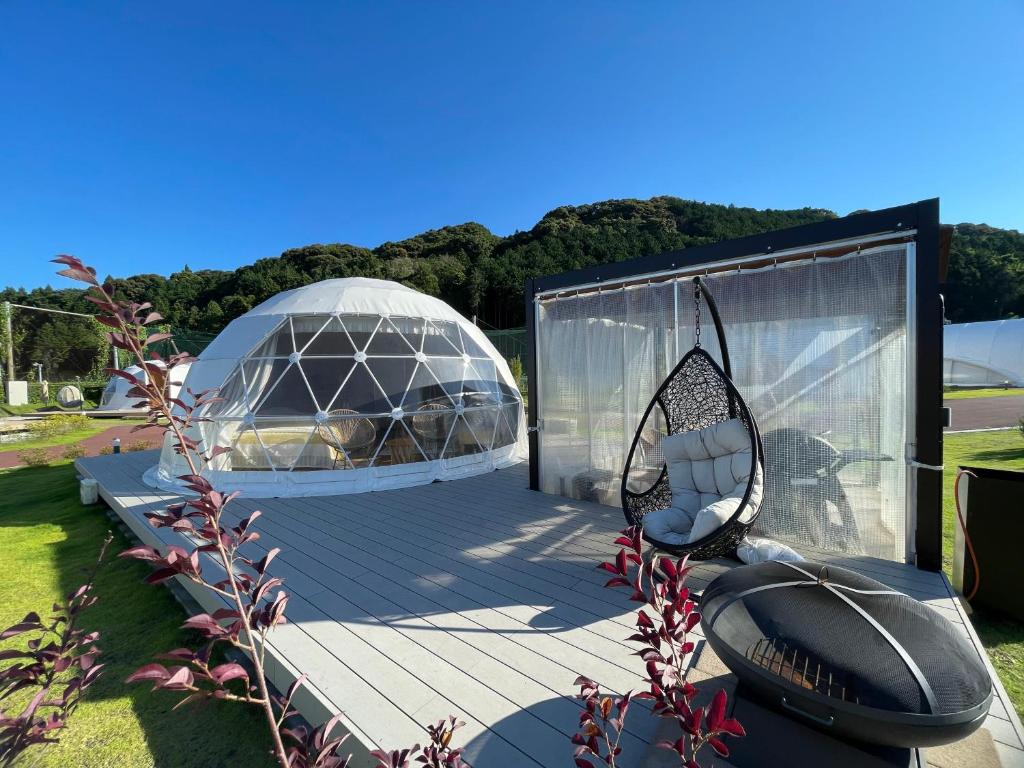 Zahrada ubytování Glamping&Port結