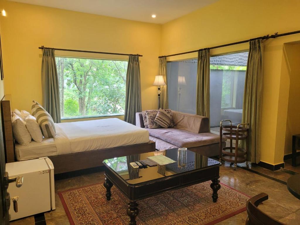 Posezení v ubytování Tuli Veer Bagh Resort