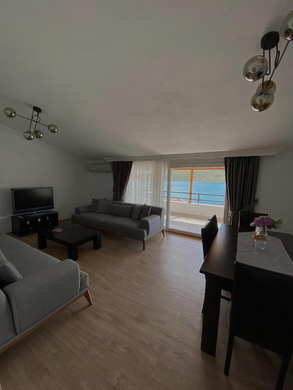 Posezení v ubytování Melisa Hotel