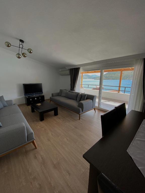 Posezení v ubytování Melisa Hotel