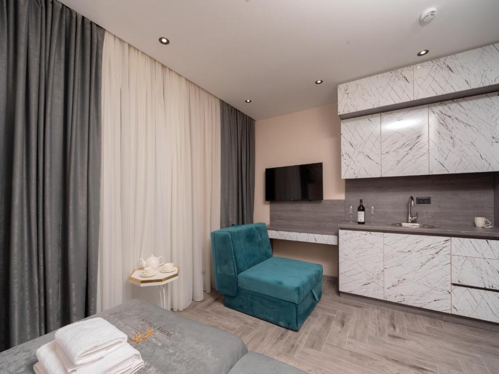 Zona de estar de Hotel Diman