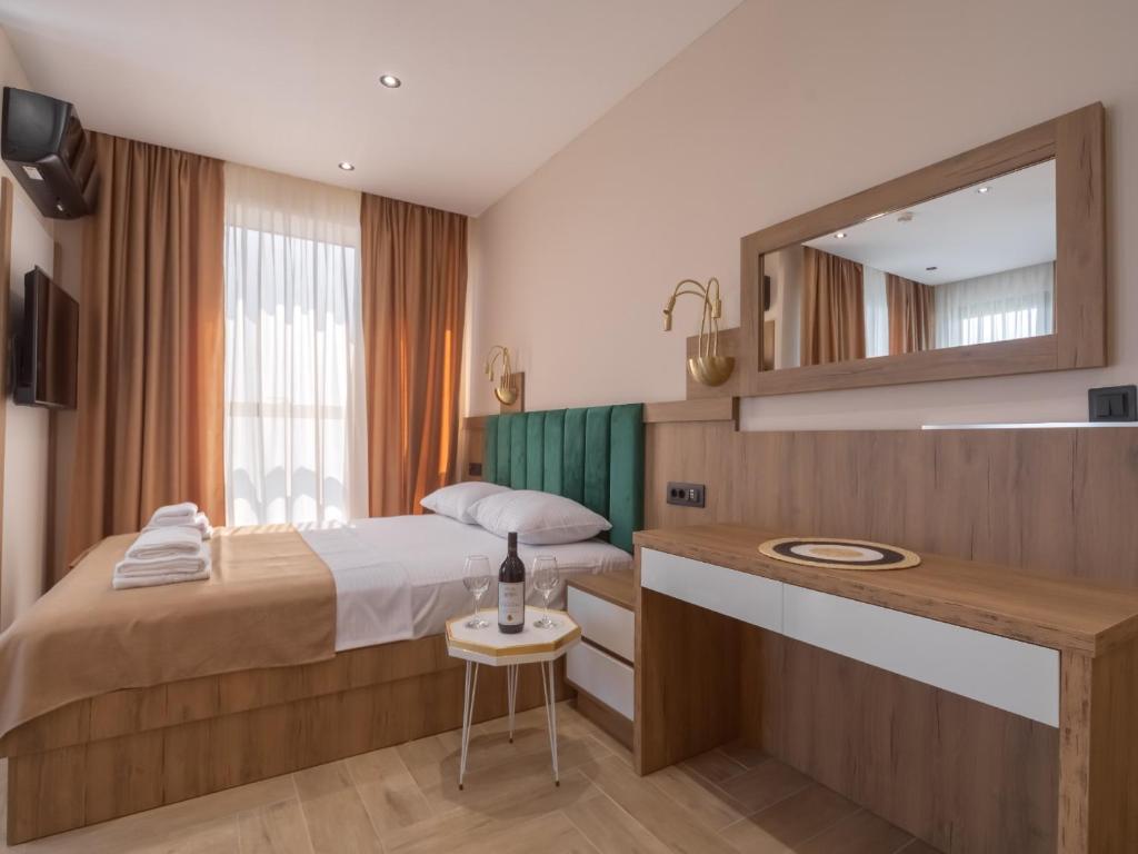 Cama o camas de una habitación en Hotel Diman