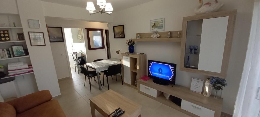 TV a/nebo společenská místnost v ubytování Apartamento Beata 4 PAX