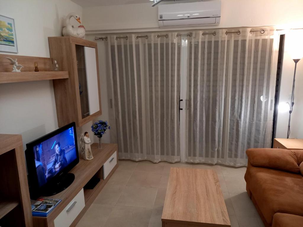 TV a/nebo společenská místnost v ubytování Apartamento Beata 4 PAX