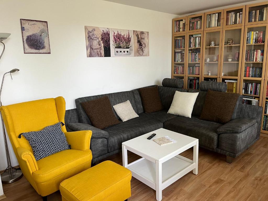 Posezení v ubytování Apartmán s wellness službami