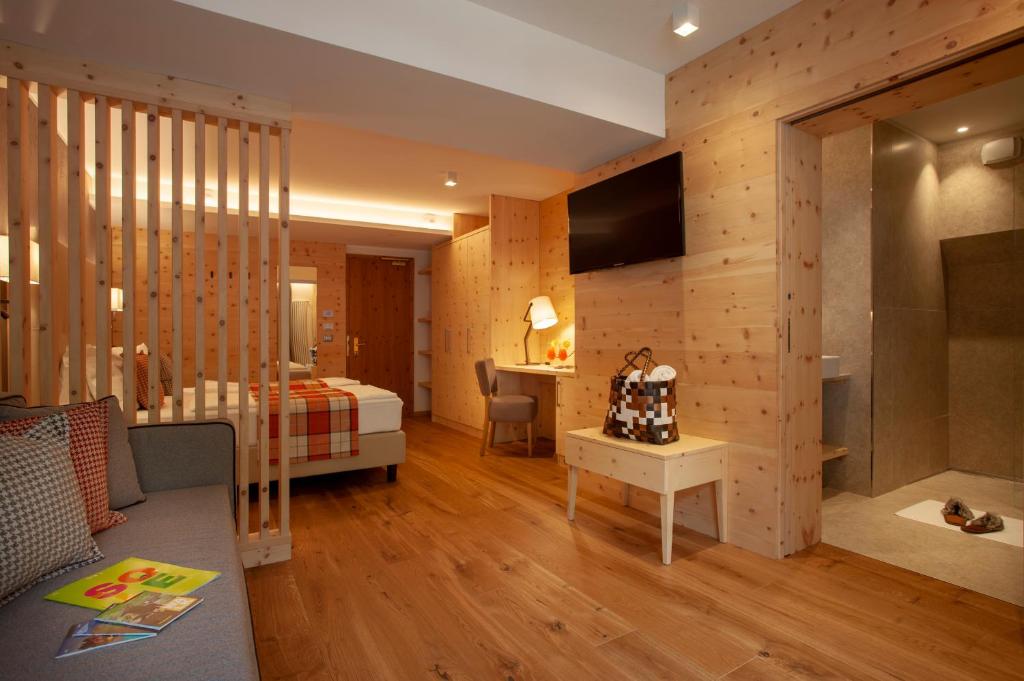 Postel nebo postele na pokoji v ubytování Active Hotel Monte Giner
